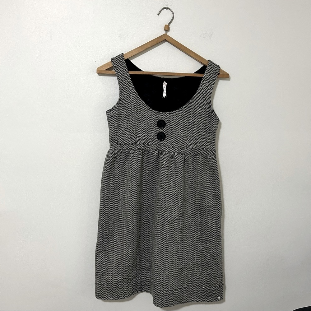 Song Tweed Houndstooth Tunic Dress